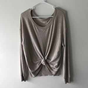 Over the shoulder sweater